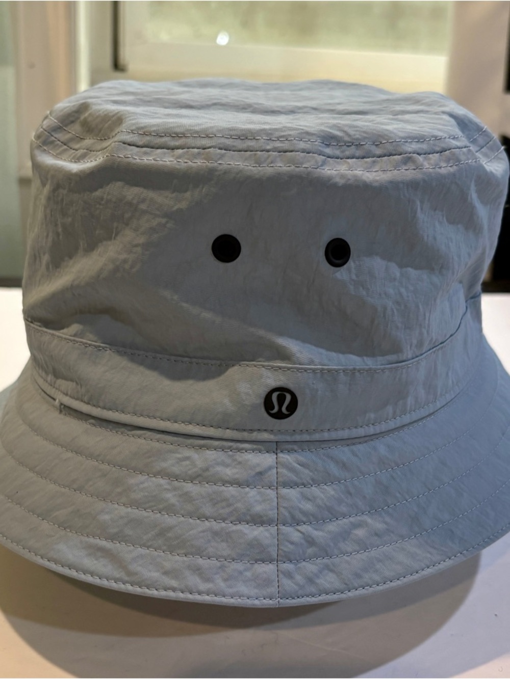 Lululemon Bucket Hat Unisex OS Light Gray Blue Athleisure Hiking Travel